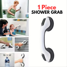 1Pc Shower Grab Bar 12" Showers Suction Bar Handle Bathroom Safety Grip Handle