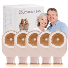 100 Pcs Colostomy Bags,20-65mm Ostomy Supplies, One-Piece Ostomy Bags for