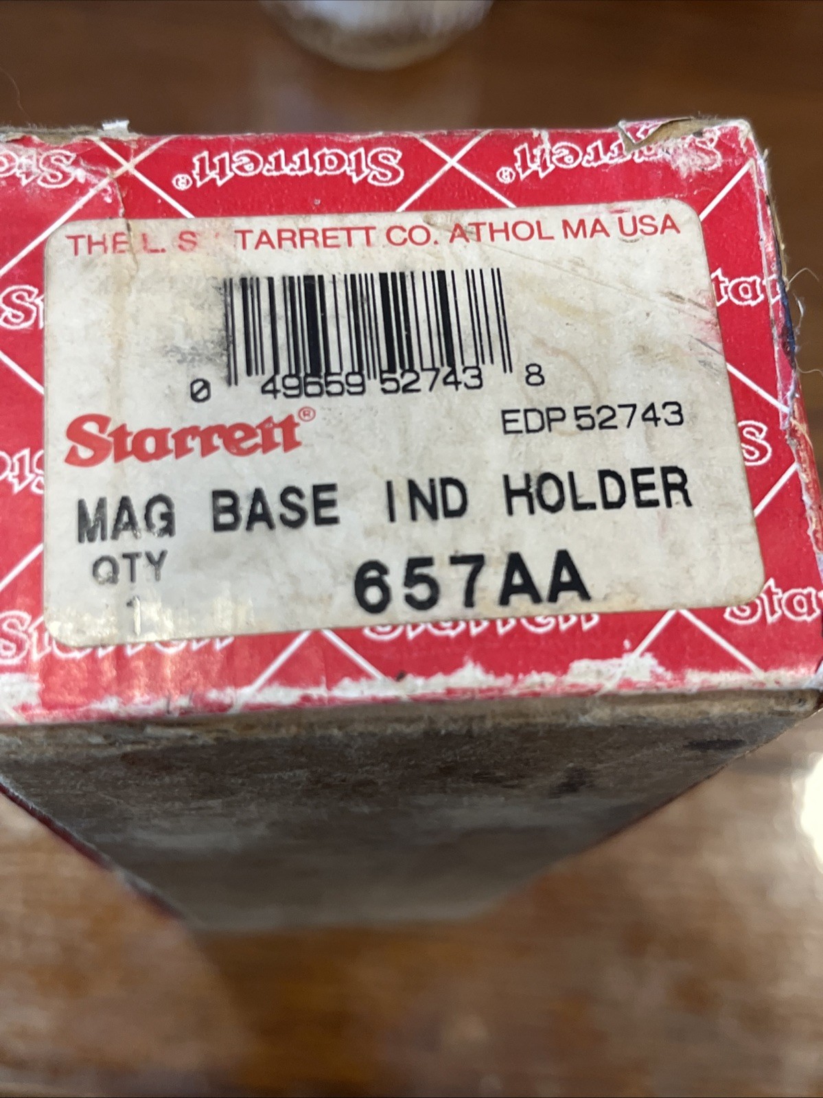 Starrett 657 Magnetic Base Indicator Holder Precision Machinist Tool Gauge Stand