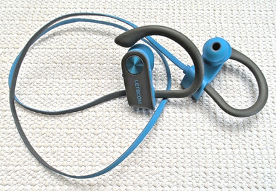 Letscom U8I Bluetooth Wireless Sport Waterproof Earphones - Blue And Gray 
