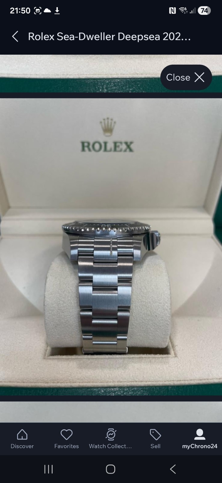 Rolex Deep Sea Dweller James Cameron Edition 126660 NEW UNWORN image 10
