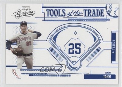 2005 Playoff Absolute Memorabilia Tools of the Trade Blue 104/150 Tommy John 1s7