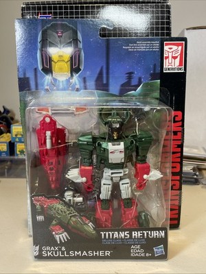 Transformers Titans Return Grax & Skullsmasher Generations Action Figure NIB
