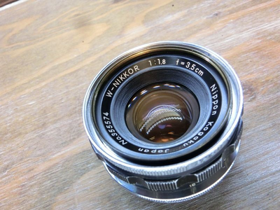 Nikon W-NIKKOR 3.5cm f/1.8 Lens Nikon S Mount Rare Vintage Wide