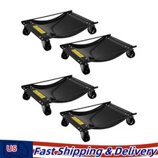 Car Dolly Set Of 4 10000lbs Heavy Duty Vehicle Dolly Wheel Skates For Suv Car