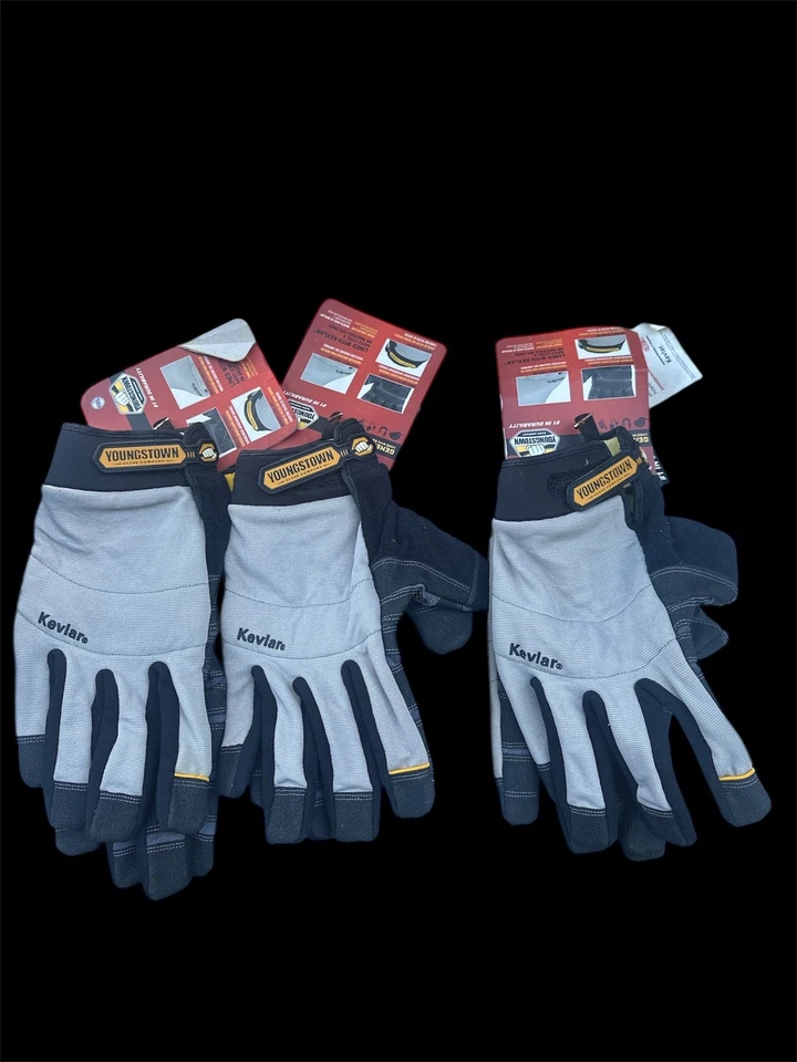 3 Youngstown 05-3080-70-6XL Utilidad General Forrados con Guantes KEVLAR 6XL Foto 2 de 4