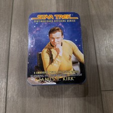 Star Trek Distinguished Officers Series Metal Collector Cards New Factory Sealed