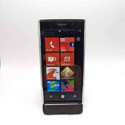 *RARE!* Dell Venue Pro Windows Phone (T-Mobile) - 8GB Black - ASIS #3377