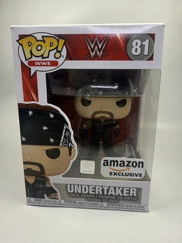 Funko Pop! Vinyl: WWE - Undertaker - Amazon (Exclusive) #81 Not Mint/Damaged Box