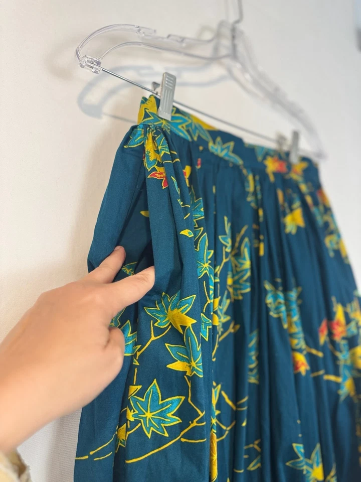 Pinup девочка Couture Дженни юбка падающие листья рокабилли винтажный стиль ретро размер SM - Изображение 4 из 4