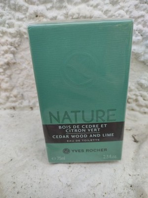 Parfum EDT Nature Zedernholz Zitrone Grün Yves Rocher Spray 75 ml Blister