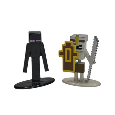 Minecraft Enderman Jada Nano And Skeleton Vanguard Metalfigs Metal Diecast