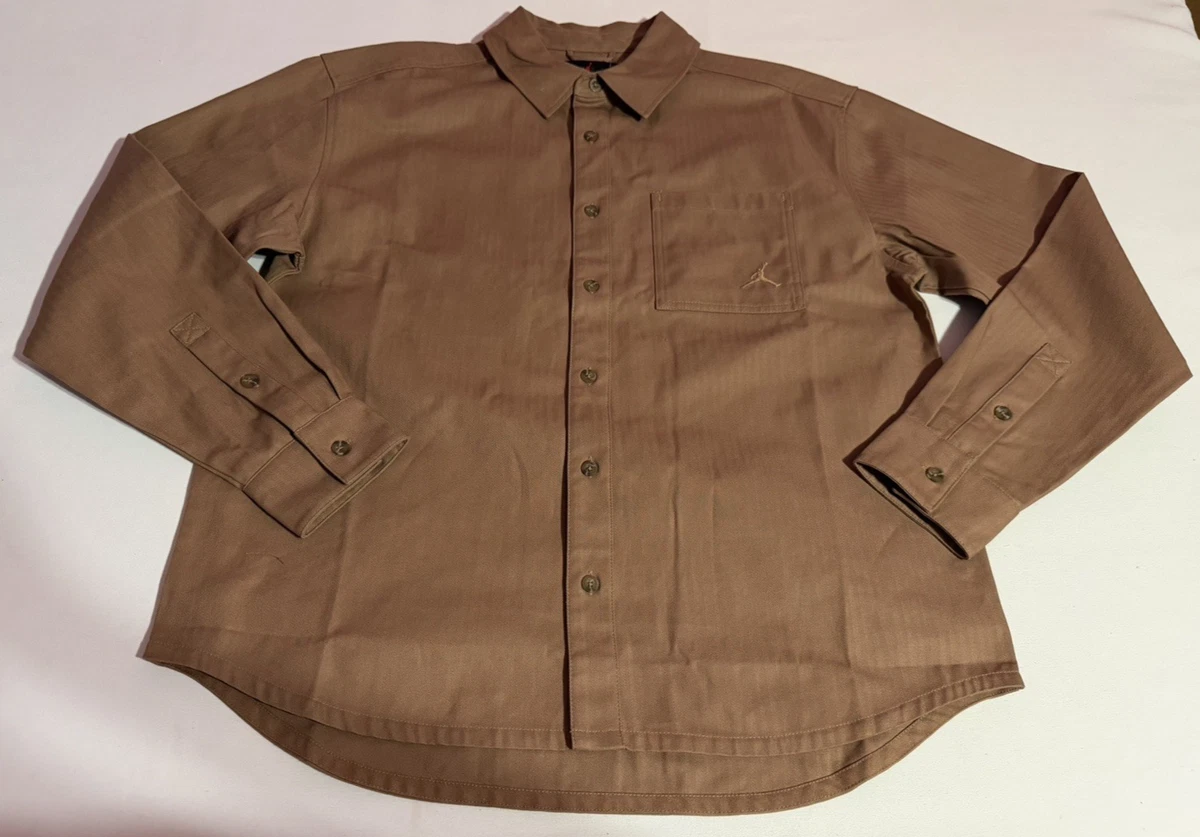 Jordan Solid Regular Size Button-Up Casual Button-Down Shirts for