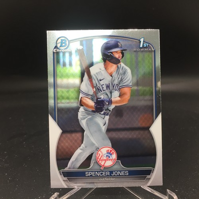 #ad #ad Spencer Jones 2023 Bowman Chrome Prospects BCP 139 New York Yankees $3.99