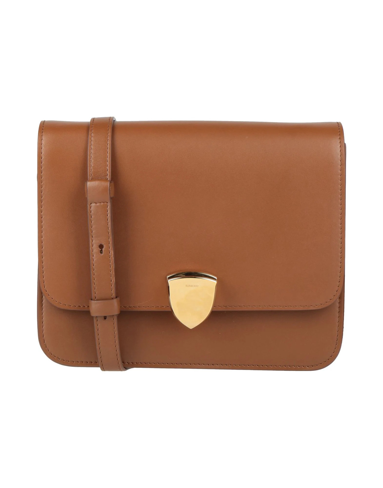 Burberry - Women - Leather Flap bag - Brown 242690₽