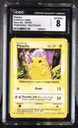 Pikachu (Red Cheeks) 058/102 Base Set (Shadowless) Regular CGC 8 PSA
