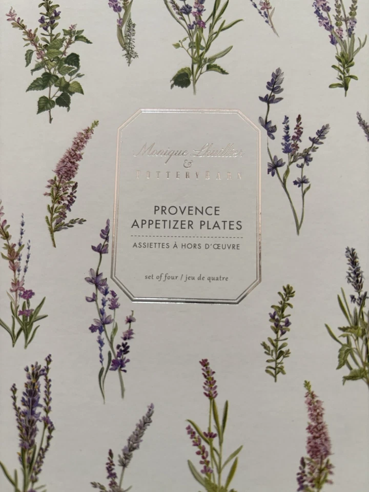 Monique Lhuillier X Pottery Barn Provence Collection Melamine Appetizer Plates-4 - Image 4 of 4