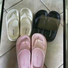 Pammys Damen Zehentrenner Sandalen Slip-On 3 ...