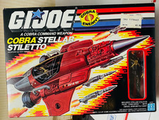 1988 Hasbro GI Joe Cobra Stellar Stiletto with Star-Viper Factory sealed box