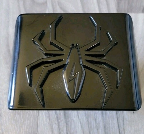 METALHEAD LIGHTNING Solid BLACK Widow Spider USA 2" HITCH COVER Metal Receiver