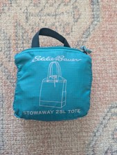 Eddie Bauer Stowaway Packable 25L Cinch Tote Aquamarine/Teal