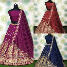 PAKISTANI DESIGNER LEHENGA CHOLI INDIAN BOLLYWOOD WEDDING PARTY WEAR READYMADE