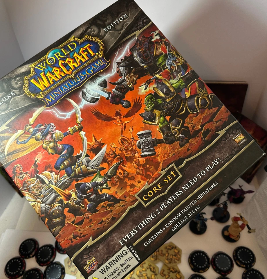 Blizzard World of Warcraft Miniaturas Juego Edición Deluxe Core Set 33 FIGURAS Foto 3 de 4