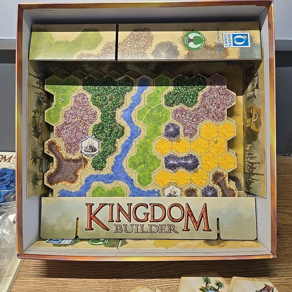 Donal X. Vaccarino Kingdom Builder juego de mesa de Queen Games Foto 3 de 4