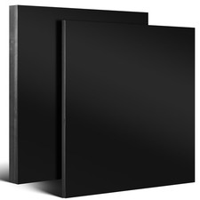 2 Pcs Black Hdpe Sheet Size 12 X 121 And 1/2 Thick High Density Polyethy