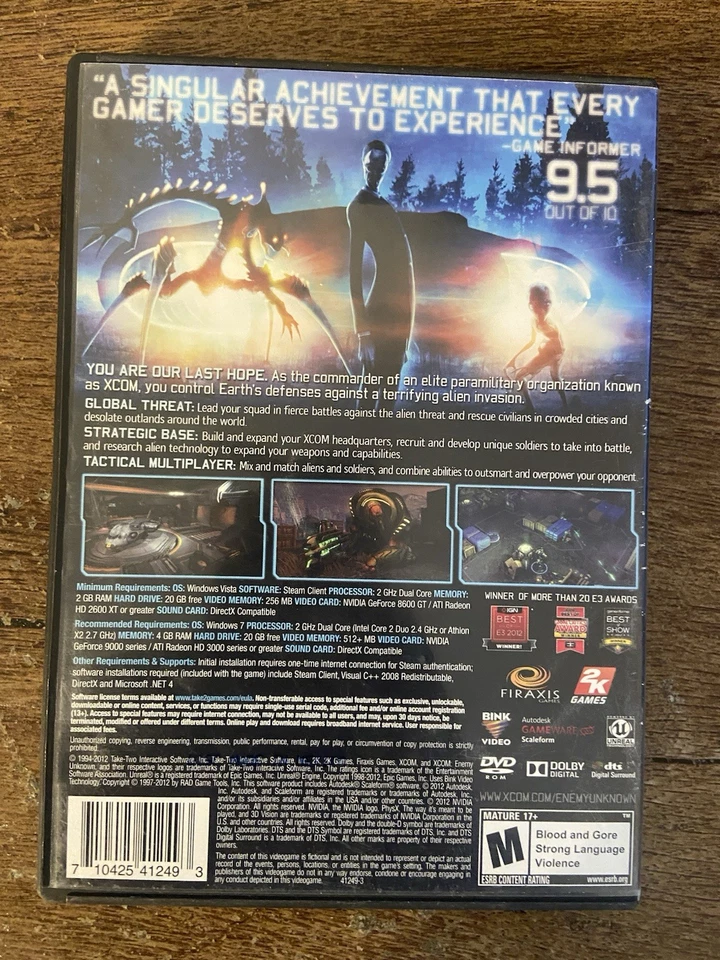 XCOM: Enemy Unknown PC DVD Game 2012 - Image 2 of 4