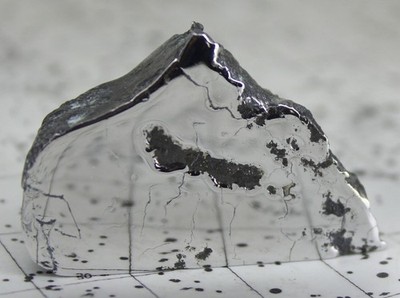 Meteorites - Iron Meteorite 80.7g Mirror Polished Slice