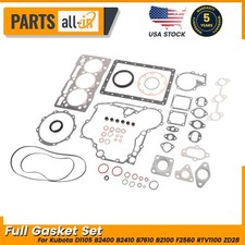 Full Gasket Set Fits Kubota D1105 F2560 RTV1100 ZD28 B2400 B2410 B7610 B2100