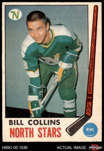 1969 O-Pee-Chee #126 Bill Collins North Stars 6 - EX/MT