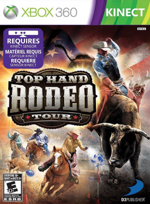 Top Hand Rodeo Tour 2004 Kinect Sensor Xbox 360 Game D3 Publisher Tested CD/Case