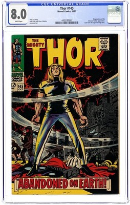 Thor #145 CGC 8.0 1967 4483189007