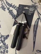 Stainless Steel Garlic Press Mincer, Professional Kitchen Garlic Crusher