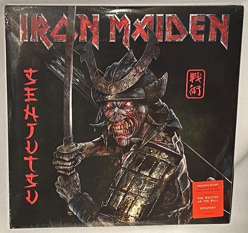 LP IRON MAIDEN Senjutsu (3LP 180g RED/BLACK MARBLE Vinyl, 2021) NEW MINT SEALED