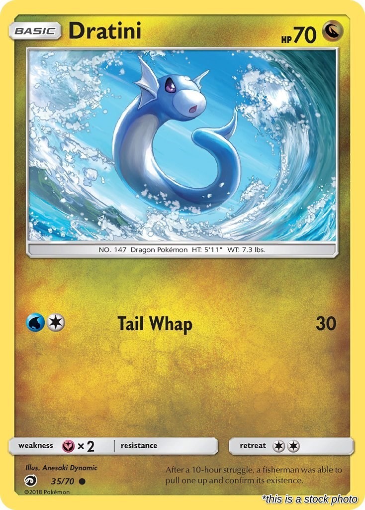 Dratini (35) Dragon Majesty 35/70 LP Pokemon