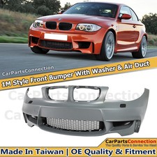 1m Style Front Bumper Kit For 08-13 Bmw 1 Series E82 E88 135i 128i With Air Duct