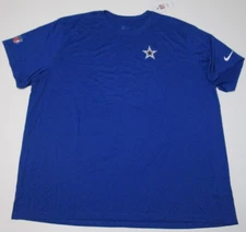 New Dallas Cowboys NFL Football Nike Dri-Fit On Field t-shirt Men's 4XL NWT Blue