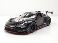 Porsche 911 (992) GT3 R 2023 Schwarz Modellauto 1:24 Bburago