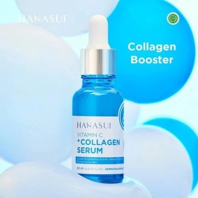 HANASUI Vitamin C + Collagen Serum 20ml Brightening Hydrating Face Serum