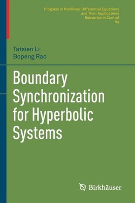 Li - Boundary Synchronization for Hyperboc Systems - New paperback or  - X555z
