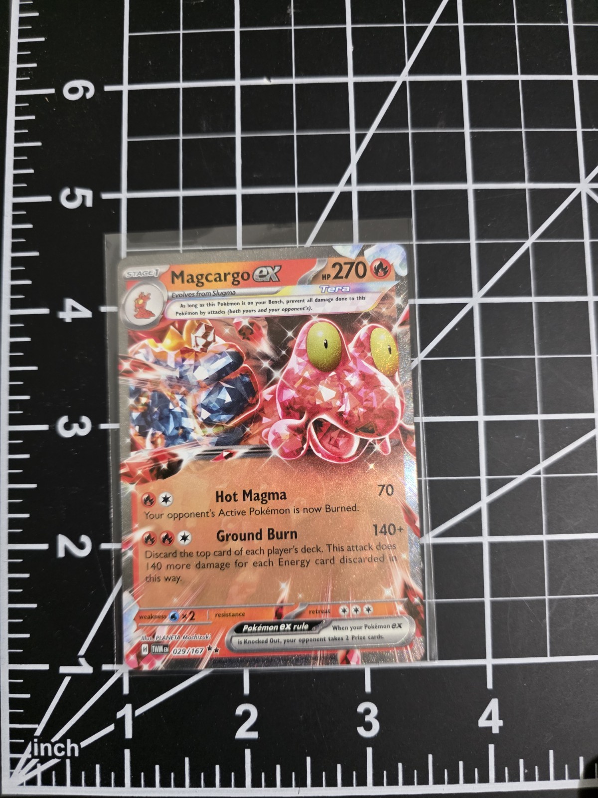 Magcargo ex TWM 029/167 Pokemon Twilight Masquerade NM/M