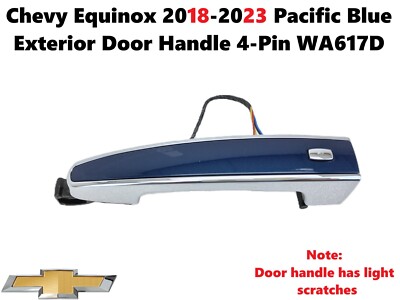 Chevy Equinox 2018-2023 Pacific Blue Exterior Door Handle 4-Pin WA617D