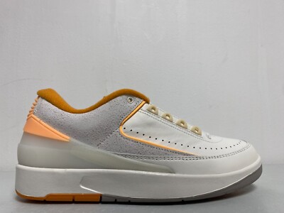 Nike Air Jordan 2 Retro Low Melon Tint Sail Light Curry DV9956-118 Size 10