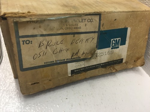 GM NOS 1968-70 Camaro Nova Chevelle Corvette Big Block Chrome LH Valve Cover - Picture 2 of 10