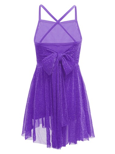 UK Girls Kids Lyrical Latin Ballet Dance Tutu Dress Gymnastic Leotard Skirt - Picture 44 of 115