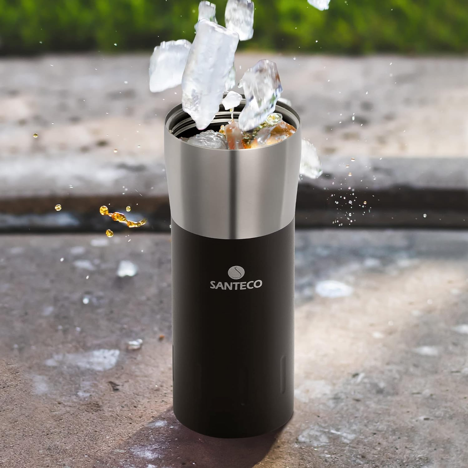 Travel Coffee Mug 17 Oz, Insulated Coffee Cups with Flip Lid, Stainless