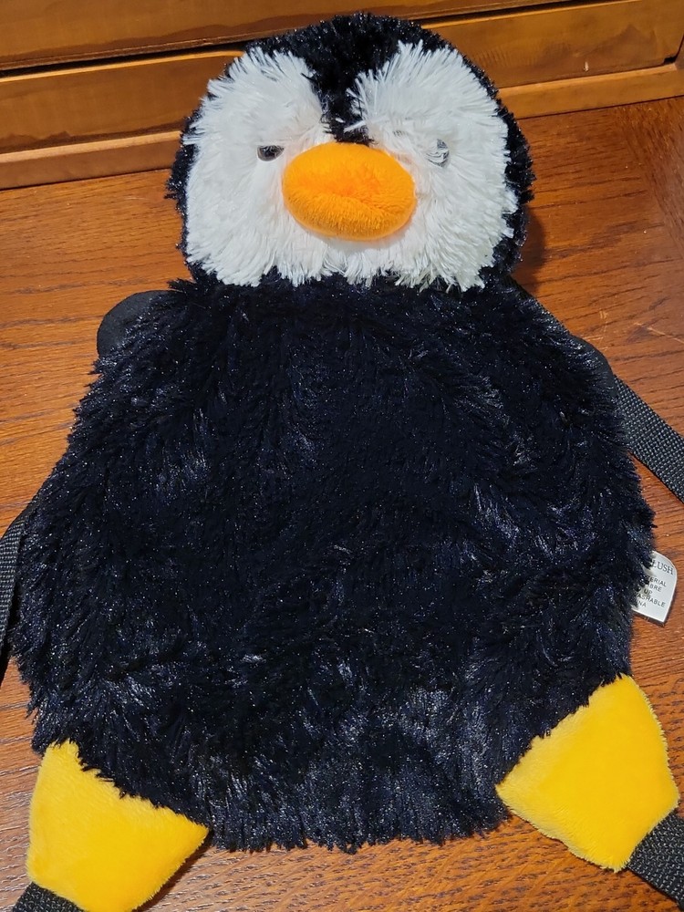 Plush Plush Kids Penguin Plush Backpack • 14"